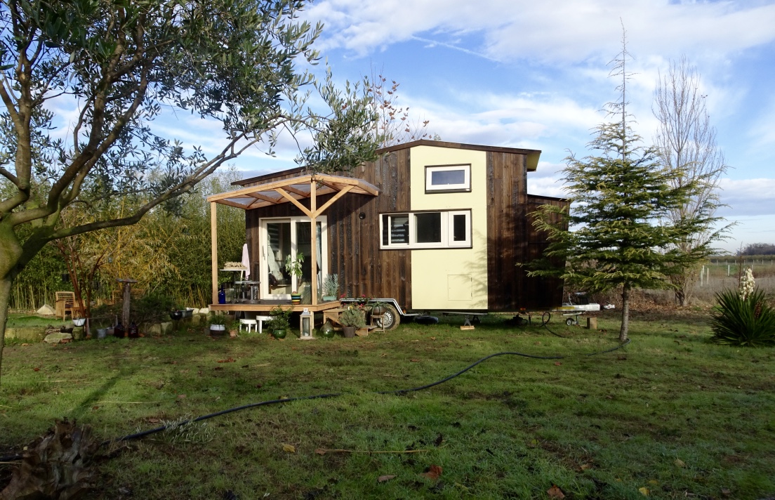 Extérieur de la Tiny House de Maud